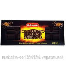 Чорний Шоколад Dolciando Cioccolato Extra Fondente, 500 г