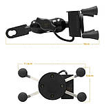 Мото тримач телефону на дзеркало, фото 6