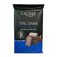 Чорний Шоколад Cachet Extra dark 70%, 300 г