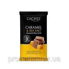 Шоколад Cachet Caramel & Sea Salt карамель + Морська сіль, 300 г