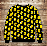 Світшот 3D-Bart head Pattern, фото 3