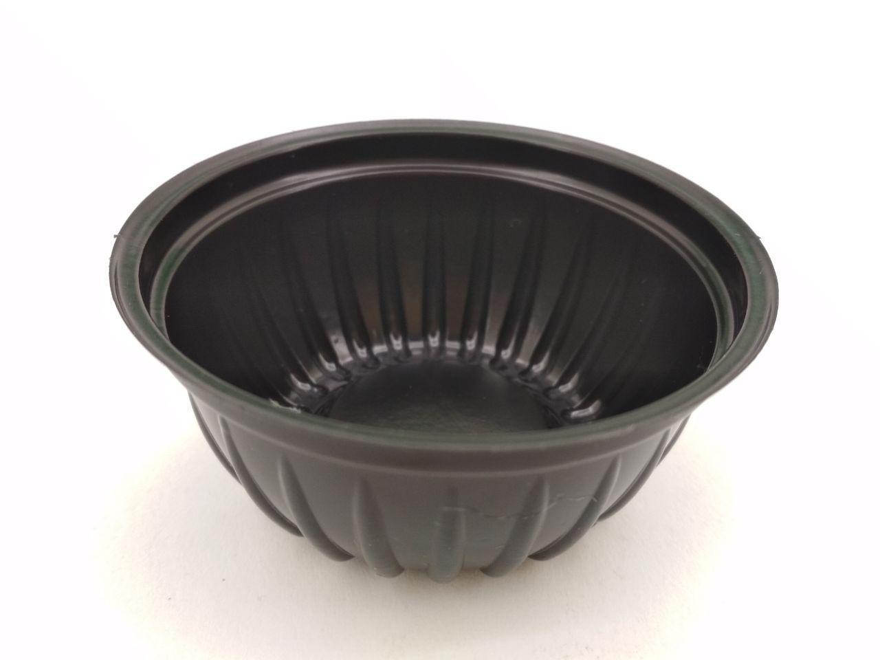 Соусник чорний пластиковий ПС-390 (50мл) Ф66 h30 уп/105 штук, фото 1