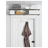 Передплата! Дверна вішалка для речей, одягу, рушників IKEA ENUDDEN 602.516.65, фото 6