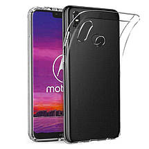 Ультратонкий 0,3 мм чохол для Motorola Moto E6 прозорий, фото 3