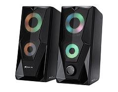 Акустика з RGB підсвіткою для ПК колонки XTRIKE ME RGB Backlight SK-501 чорна (N114190)