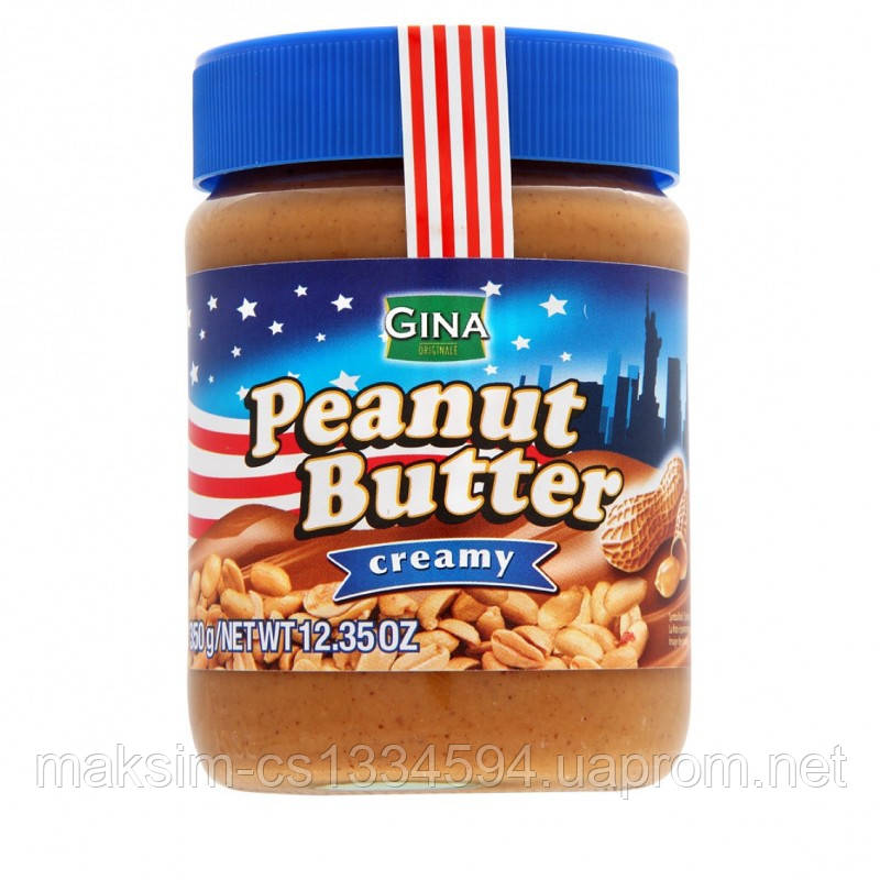 Арахісова паста Gina Peanut Butter Creamy, 350 г