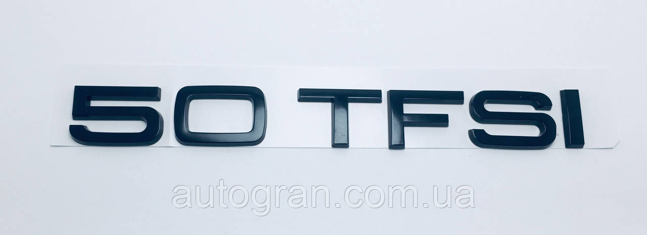 Емблема багажника Audi 50 TFSI чорна