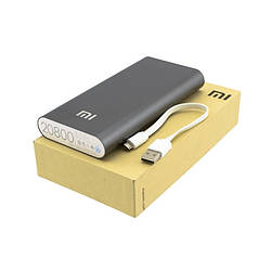 Power Bank 20800 mAh Xiaomi, Зарядний пристрій, Повербанк Чорний