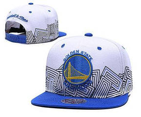 Біла кепка сніпбек Голден Стейт Golden State Warriors snapback
