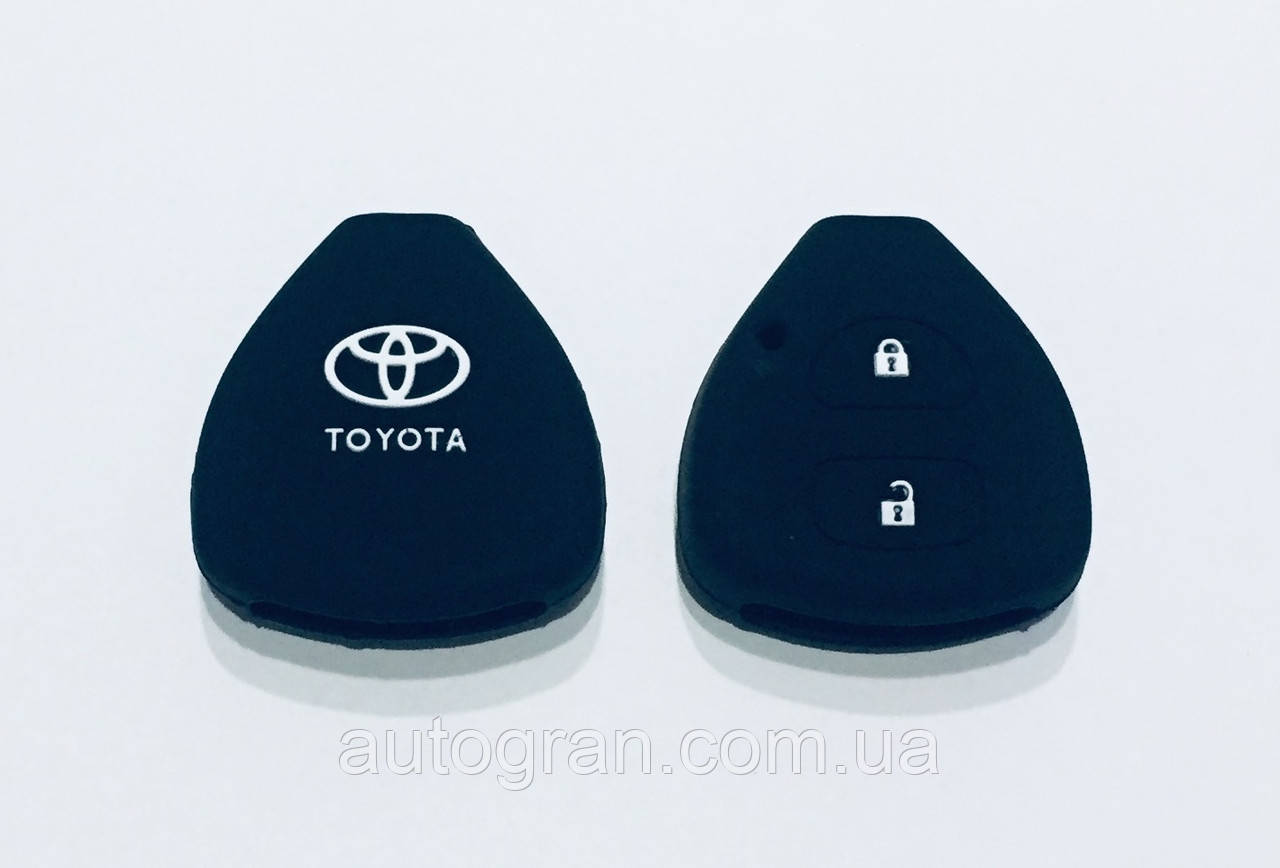 Силіконовий чохол на ключ Toyota 2 кнопки тип3