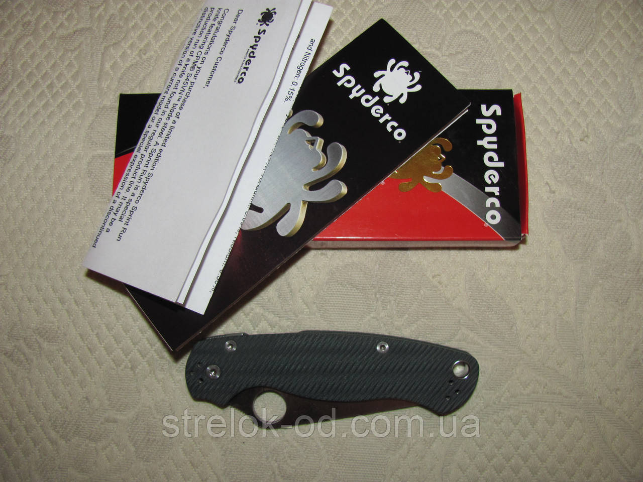 Spyderco Paramilitary 2 Sprint Run CPM-S45VN. C81GPFGR2 Лімітований випуск, фото 1