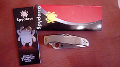 Spyderco Endura 4 Steel Handle серрейтор C10S