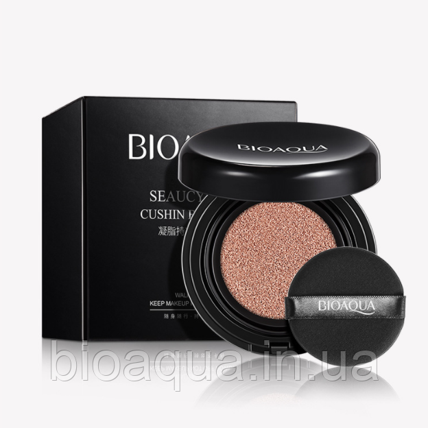 Зволожуючий Кушон Bioaqua Seaucysket Cushin BB Cream 15 g №3 (темний відтінок)