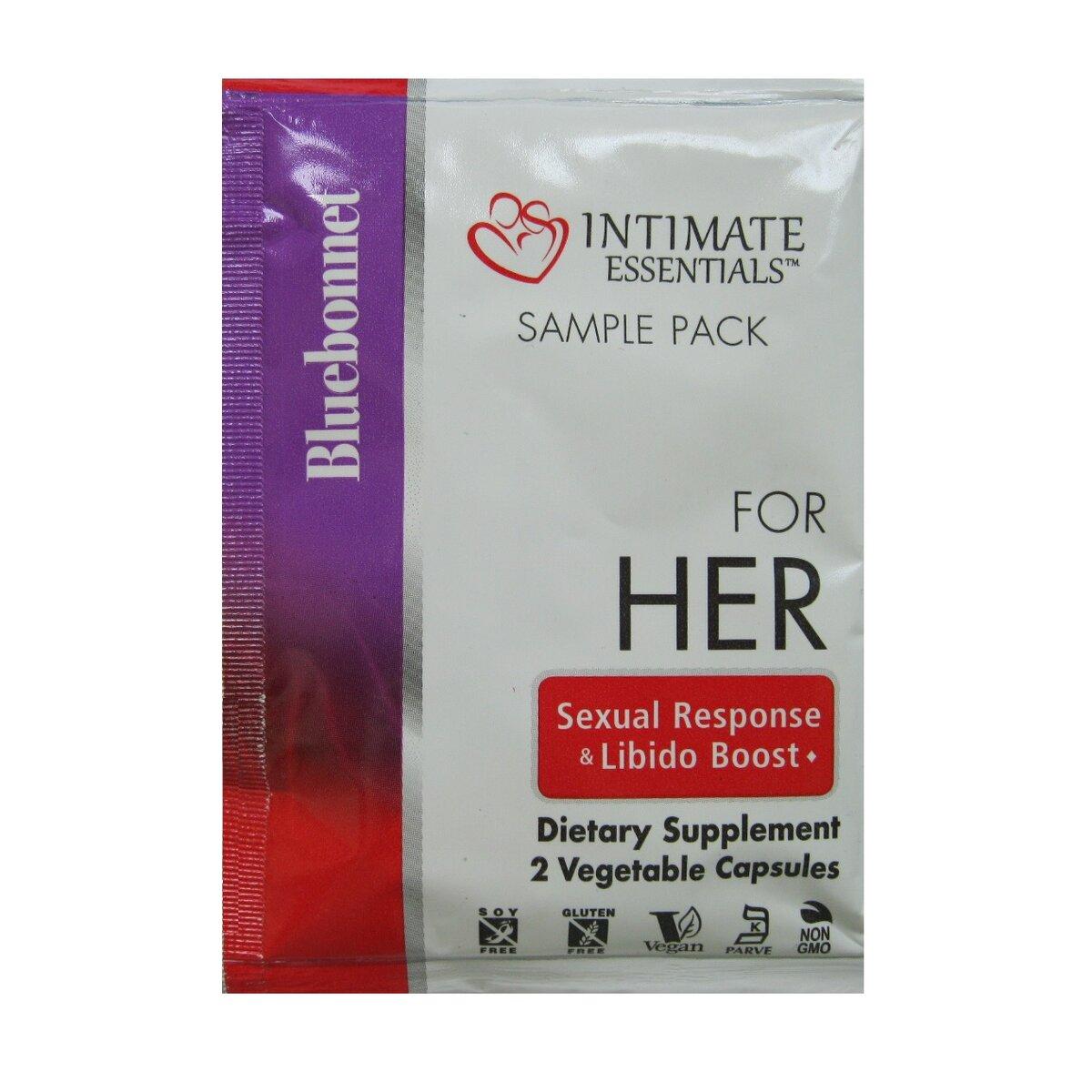 Трав'яний комплекс для підвищення жіночого лібідо, Intimate essentials for her, Bluebonnet Nutrition, 2