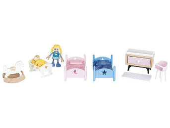 Набір меблів (дитяча кімната) для лялькового будинку PlayTive Junior