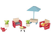 Набор мебели (садовая мебель) для кукольного дома PlayTive Junior