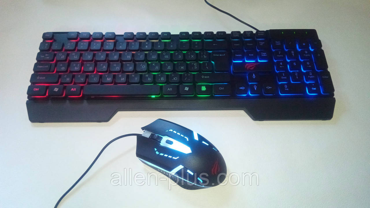 Ігровий комплект Клавіатура+ Мишка HAVIT KB511CM, USB
