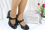 Туфлі жіночі Norka 320-98-03 чорні на підборі 37, фото 2