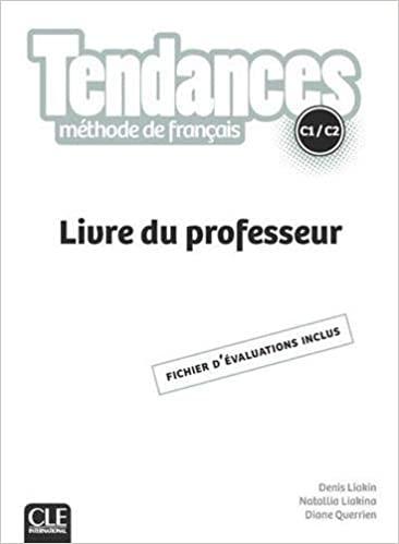 Tendances C1/C2 Livre du Professeur