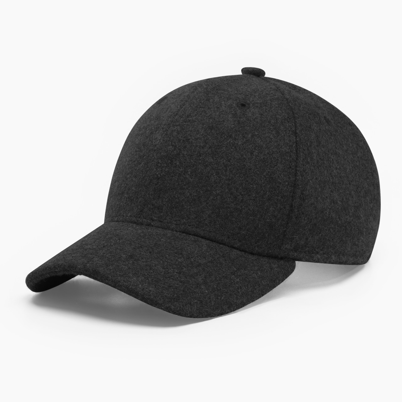 Бейсболка вовняна чоловіча закрита INAL blank S / 53-54 Чорний 221753