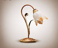 Настольная лампа в стиле флористика с листочками 1100 серии "Хесмо"