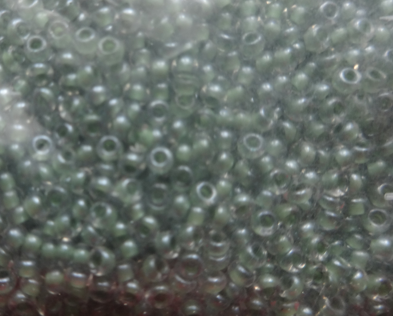 Бісер 10/0 пофарбований No 38659 оливковий темний 500 г., фото 1
