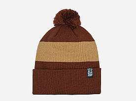 Шапка — Urbanplanet — Classic Pom 3tone Brown (Зимова/Зимова шапка)