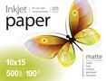 Фотопапір PrintPro матовий 190г/м, 10x15 PM190-500
