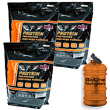 6 кг PROTEIN (Протеїн) "HIGH GABA FORMULA + ВСАА" Персик, GERMANY+ Пляшка - Гідратор 1,89 л у ПОДАРУНОК!