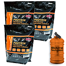 6 кг PROTEIN (Протеїн) "HIGH GABA FORMULA + ВСАА" СУНИЦЯ, GERMANY+ СПОРТИВНИЙ ГІДРАТОР 1,89 л у ПОДАРУНОК!