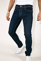 Мужские стильные джинсы (синие) 2