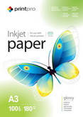 Фотопапір PrintPro глянсовий 180 г/м, A3, 100 аркушів (PG180-100), фото 1