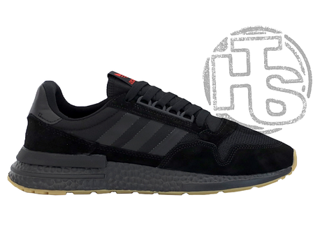 Чоловічі кросівки Adidas ZX500 Black Gum BG2243, фото 1