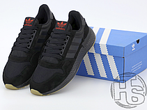 Чоловічі кросівки Adidas ZX500 Black Gum BG2243, фото 5