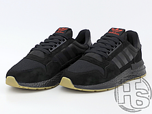 Чоловічі кросівки Adidas ZX500 Black Gum BG2243, фото 4