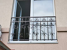 Кованые перила на балкон  3