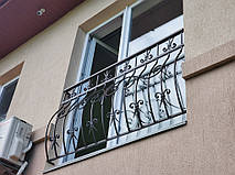 Кованые перила на балкон  4