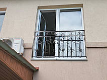Кованые перила на балкон  5