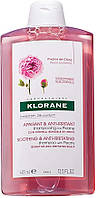 Успокаивающий шампунь Клоран с экстрактом пиона Klorane Soothing Shampoo with Peony Pivoine Extract 400мл