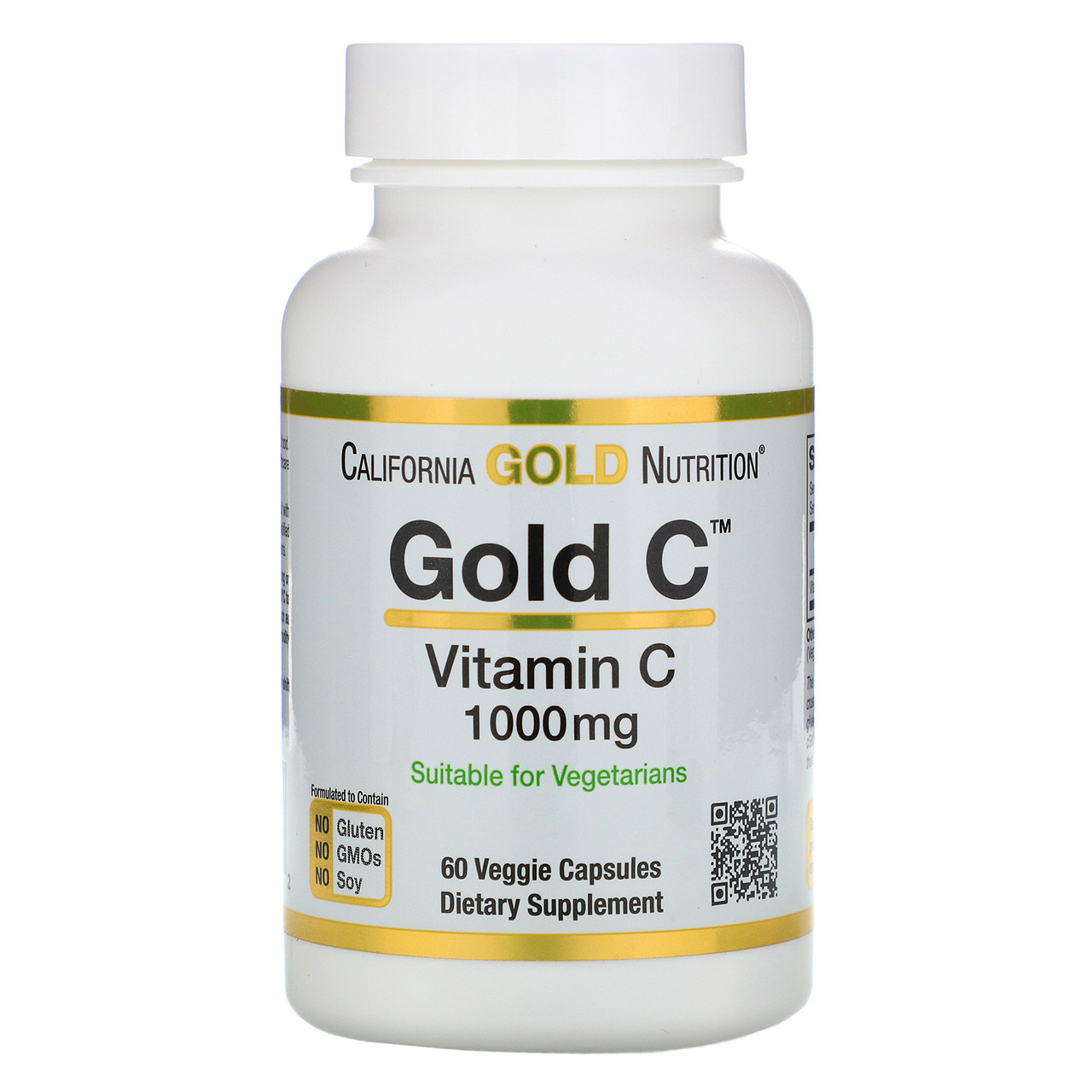 Вітамін California Gold Nutrition GOLD Vitamin C 1000 mg 60 капсул