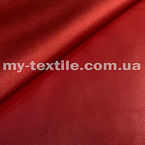 Тканина тент щільний 600Д Оксфорд однотон водостійка 150 см Червоний