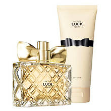 Набір ПАР ПАРФЮМЕРНА ВОДА AVON LUCK ДЛЯ НЕЕ, 50 МЛ + лосьйон
