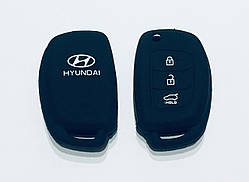 Силіконовий чохол на викидний ключ Hyundai 3 кнопки новий тип