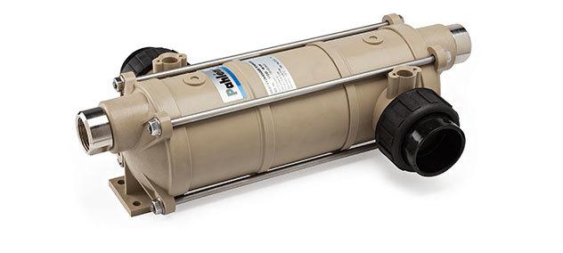 Спіральний теплообмінник для басейну титановий Pahlen Hi-Temp HTT 75 кВт Швеція. Нагрівач для солоної води, фото 1