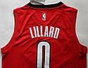 Червона майка Nike Lillard №0 Лиллард джерсі Portland Trail Blazers команда NBA, фото 4