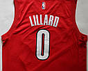 Червона майка Nike Lillard №0 Лиллард джерсі Portland Trail Blazers команда NBA, фото 7