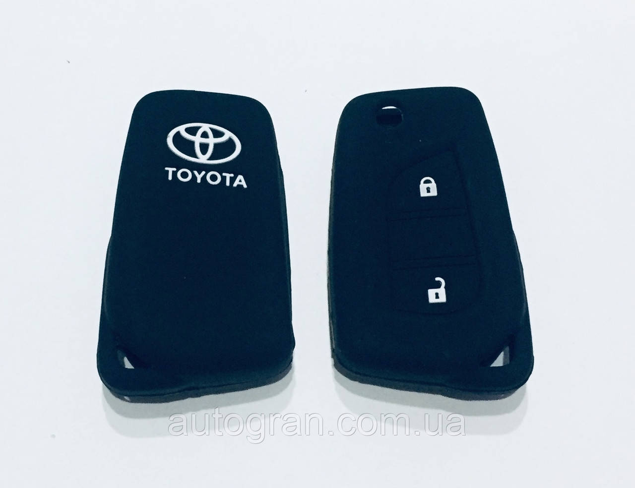 Силіконовий чохол на викидний ключ Toyota 2 кнопки