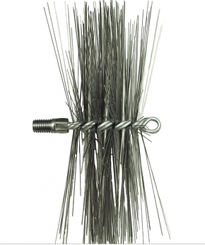 Щітка для чищення димоходу сталева під різь (120 мм-500 мм), фото 2