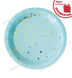 Паперові тарілки "Blue", 10 шт, 18 см., Польща