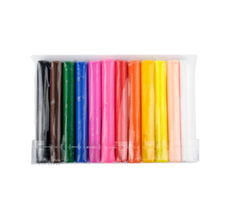 Термопластилин полімерна Глина Leader 12 кольору 200гр Класика базові кольори